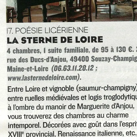 La Sterne De Loire Charming House Maison d'hôtes